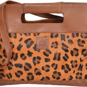 STS Ranchwear Hair-On Leopard Tote